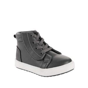 Toddler Boy's Casual Faux Lace-up Velcro High Top Sneaker/Boots